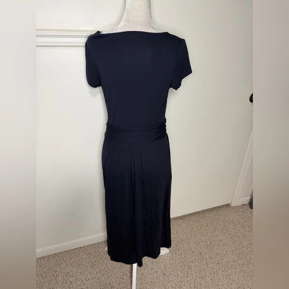 Boden Amelie Jersey Navy Midi Dress size 6L - Picture 5 of 9